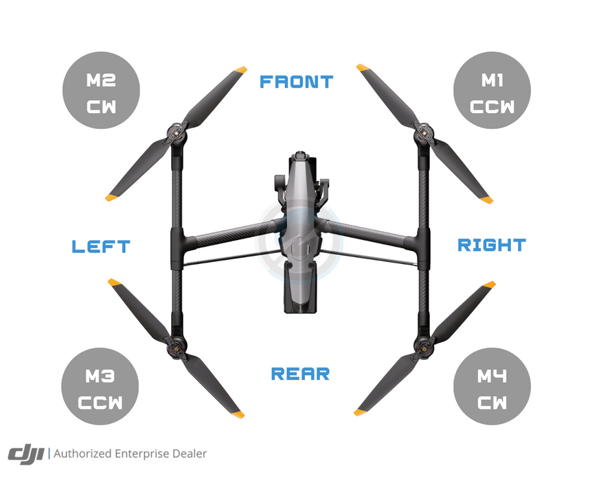 Inspire 2 1550T Propeller (Pair) - Cloud City Drones