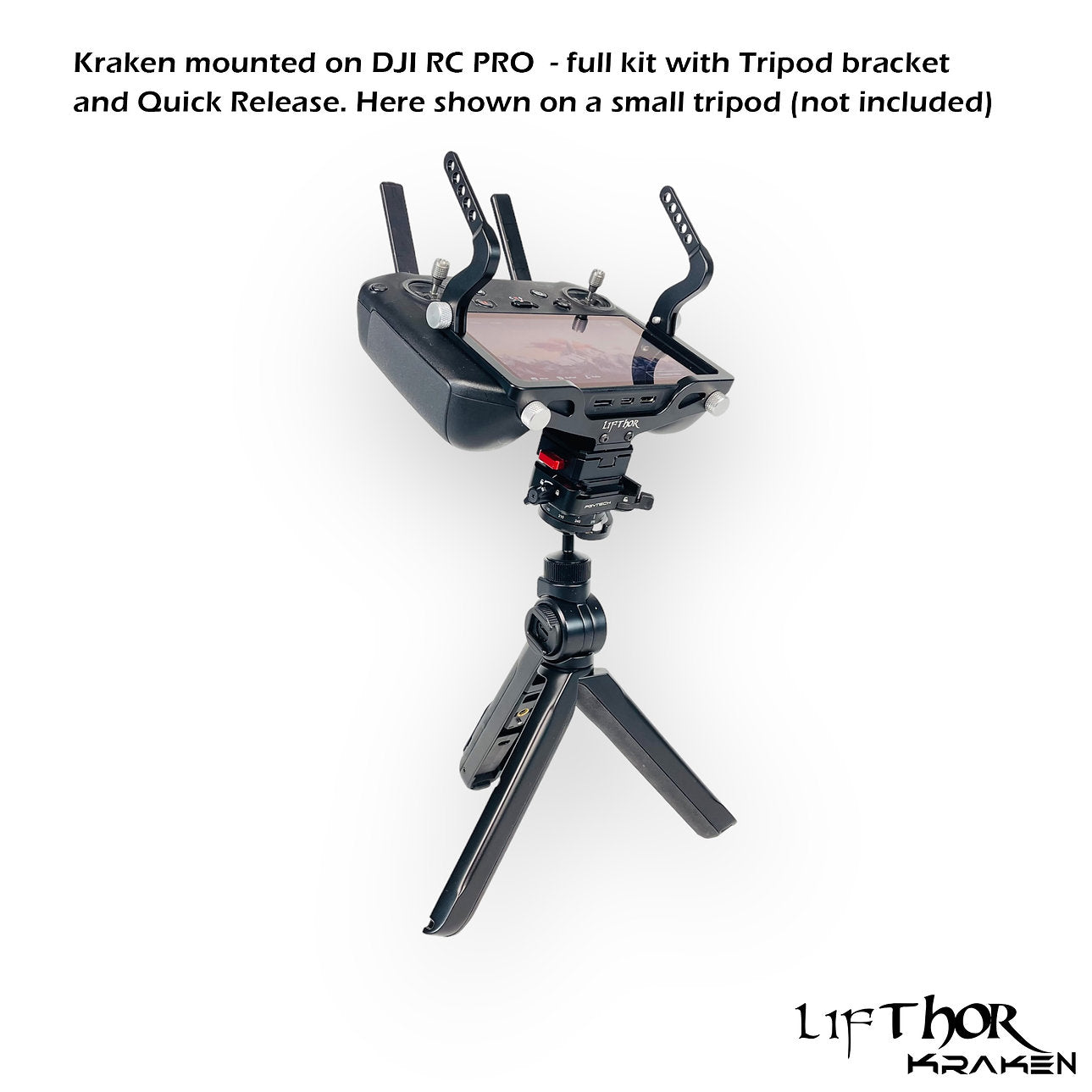 LifThor Kraken Lanyard and Tripod System Combo for DJI RC Pro