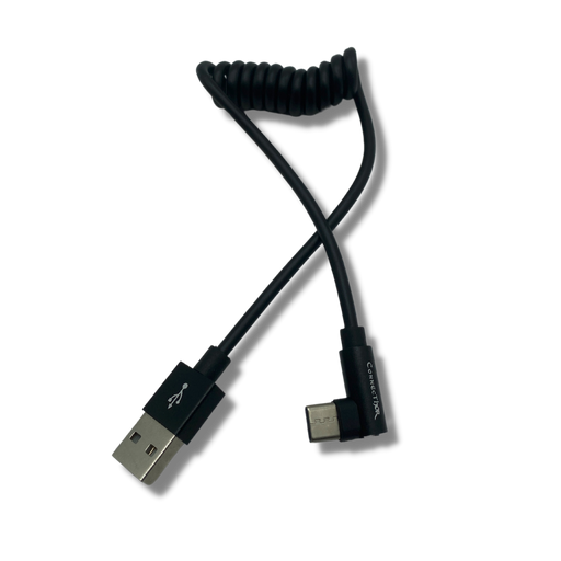 ConnecThor USB 2.0 - Type C Coiled Cable - Cloud City Drones
